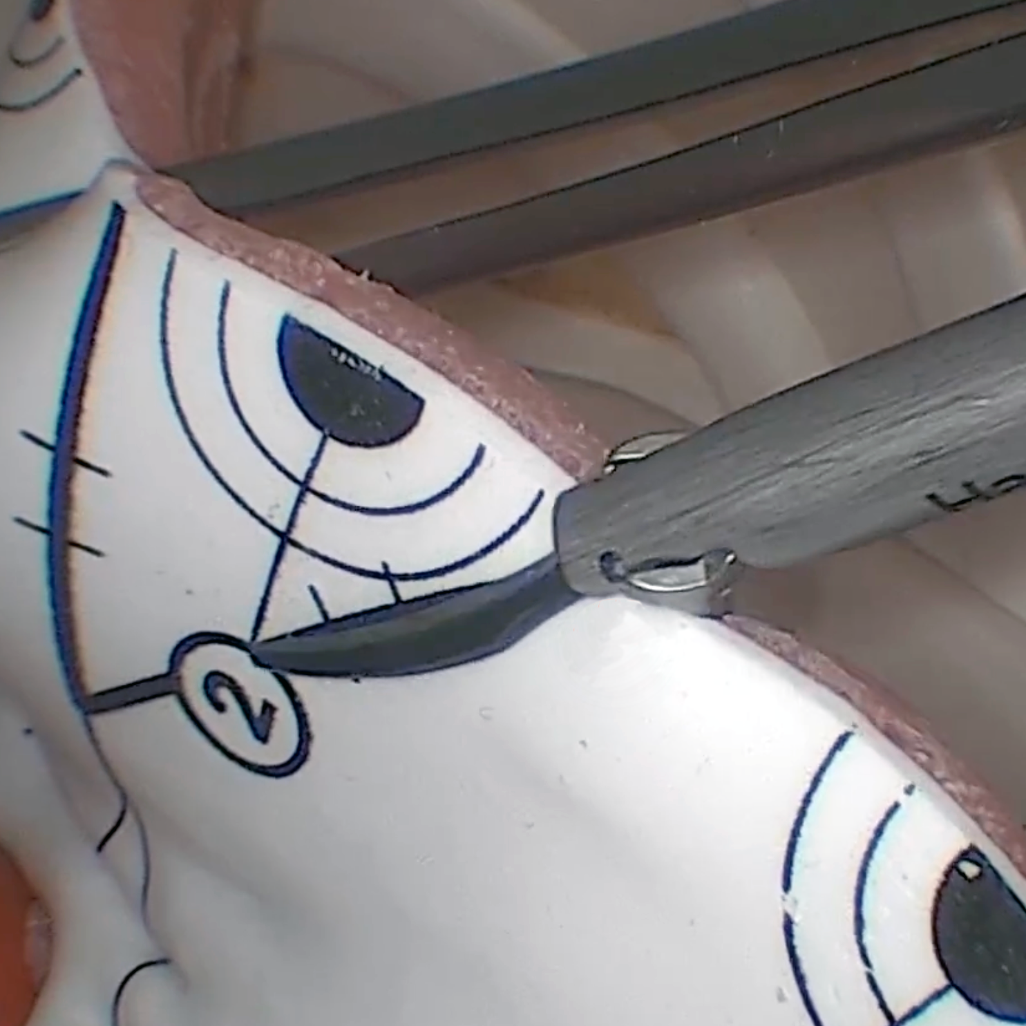 Perfectly aligned blade
