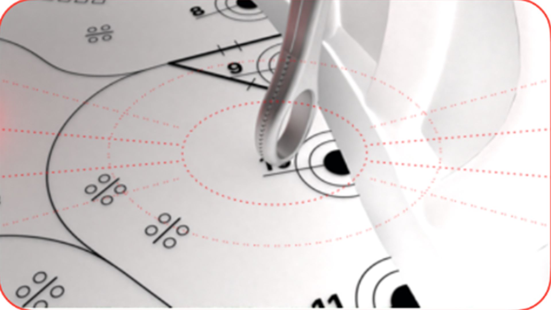 Notice inner and outer target rings