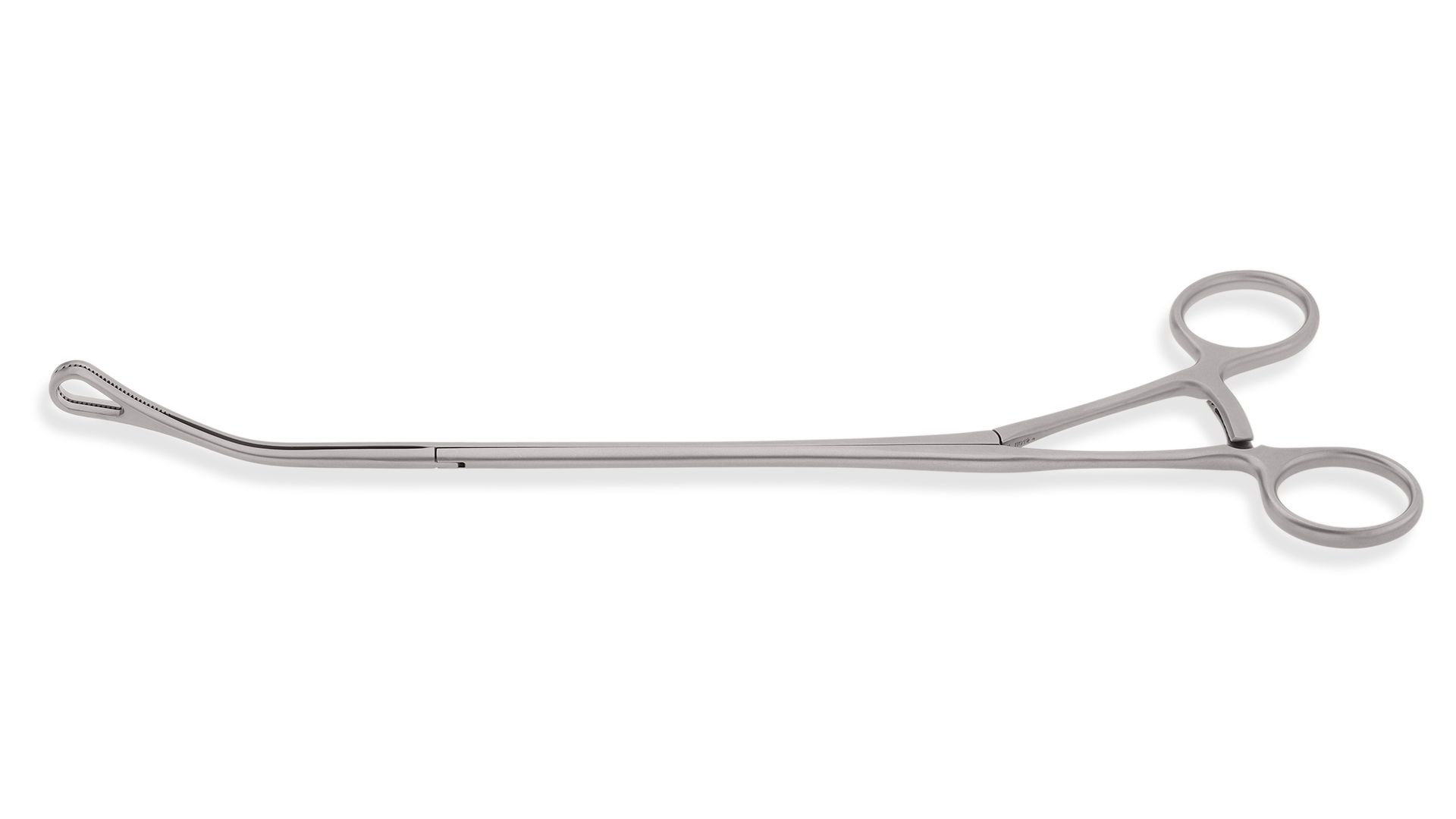 Curved double-hinged VATS instrument 