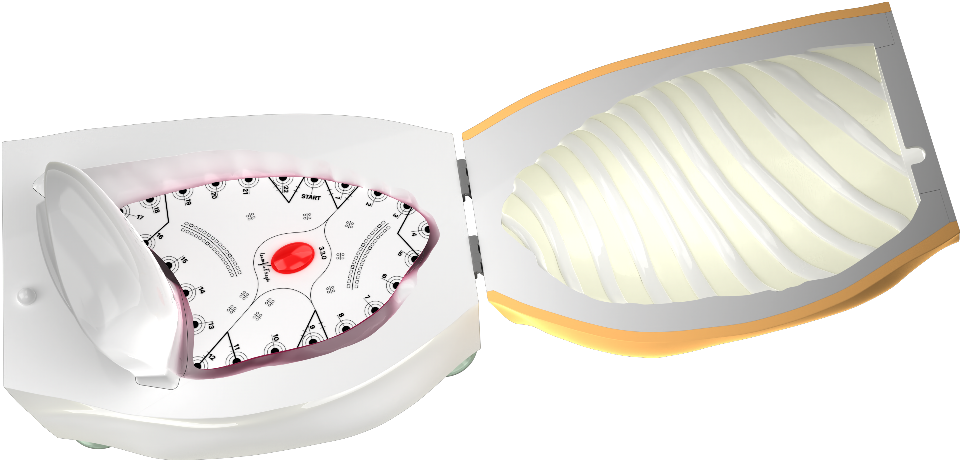 VATS Simulator with mounted flat lung.